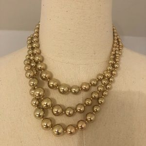 Gold Beaded Necklace
